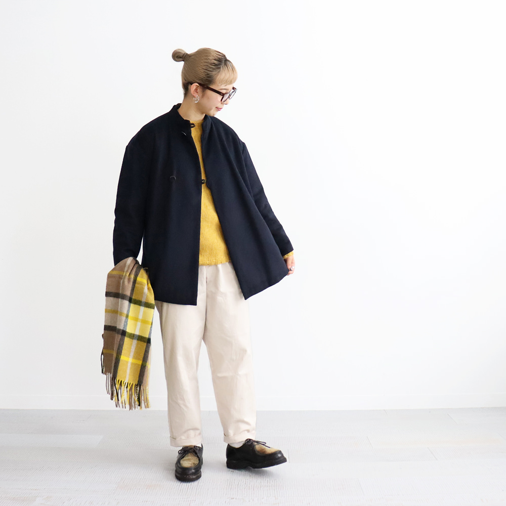 KIJI REVERSIBLE HALF COAT リバーシブル ハーフコート | axentit.com.mx