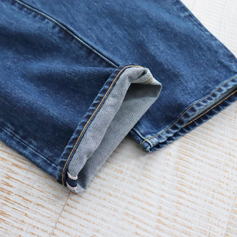 HATSKI(ハツキ)Straight Denim -Used-Blue HTK-22004-U