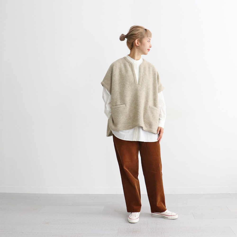 Phlannel (フランネル) Felt Wool Knit Poncho | STRATO BLOG