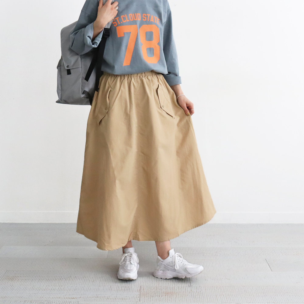 WILD THINGS(ワイルドシングス) SUPPLEX FLARE SKIRT | STRATO BLOG