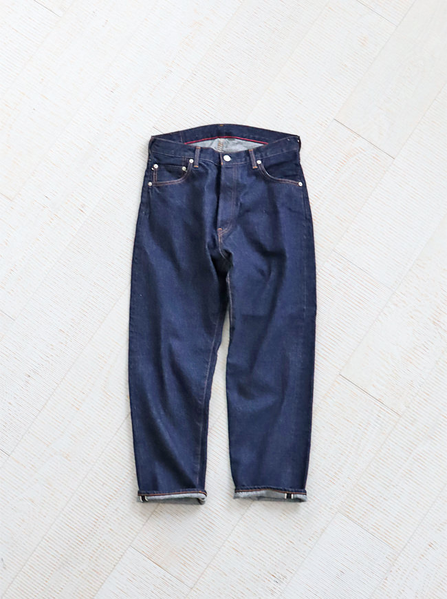 Ordinary fits　LOOSE ANKLE DENIM PANTS　- ONE WASH