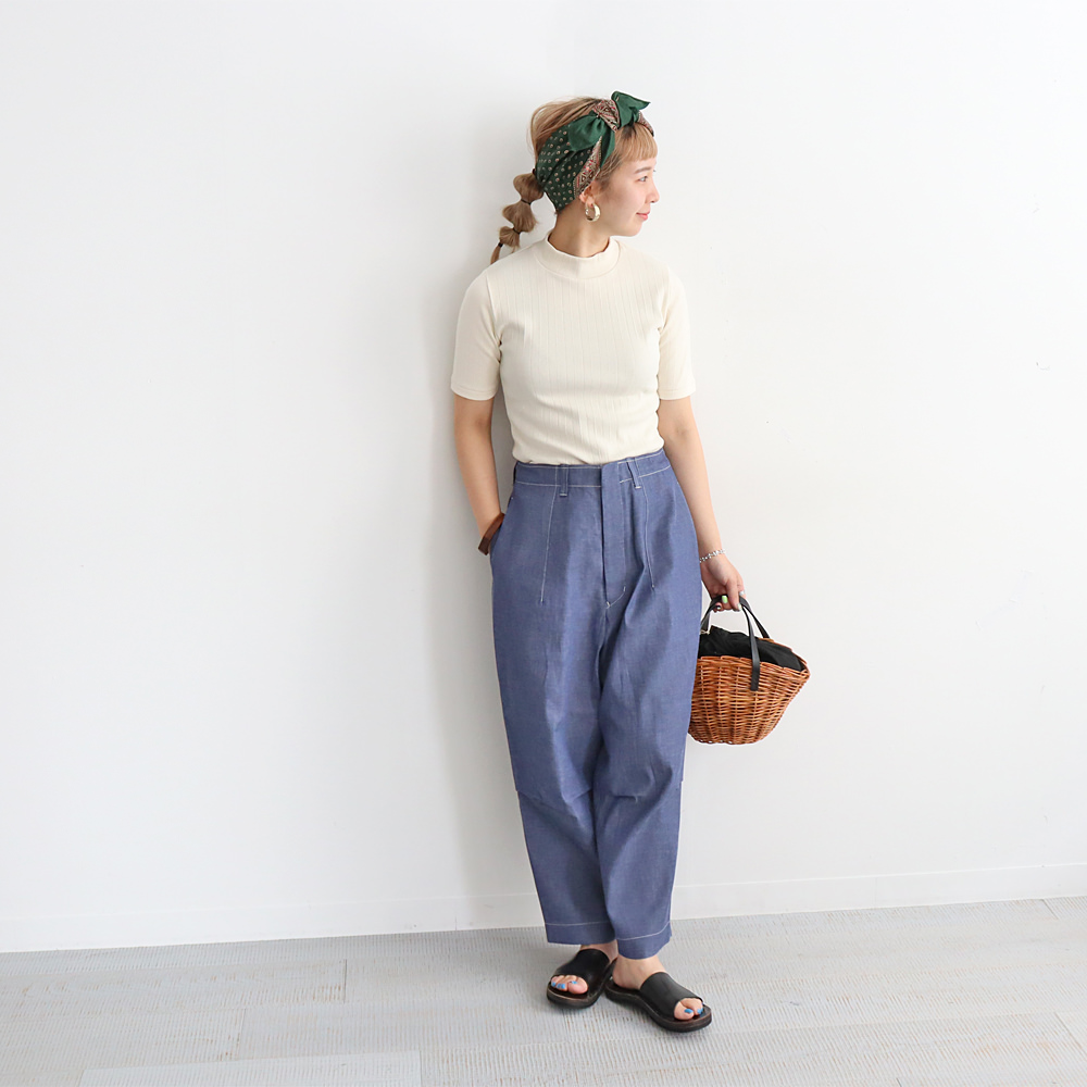 HAVERSACK WOOL WIDE TUCK PANTS - その他