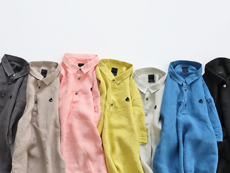 maillot (マイヨ)　Linen Polo Shirt-Tee (リネンポロシャツTee)　MAS-22122