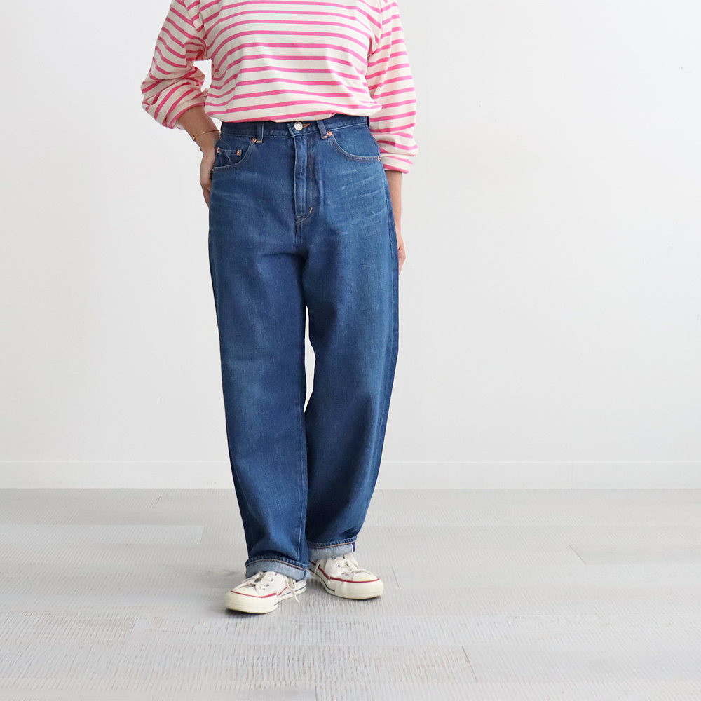 YAECA(ヤエカ) ワイドストレートデニム -11oz BLUE | STRATO BLOG