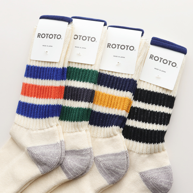 RoToTo COARSE RIBBED OLD SCHOOL SOCKS