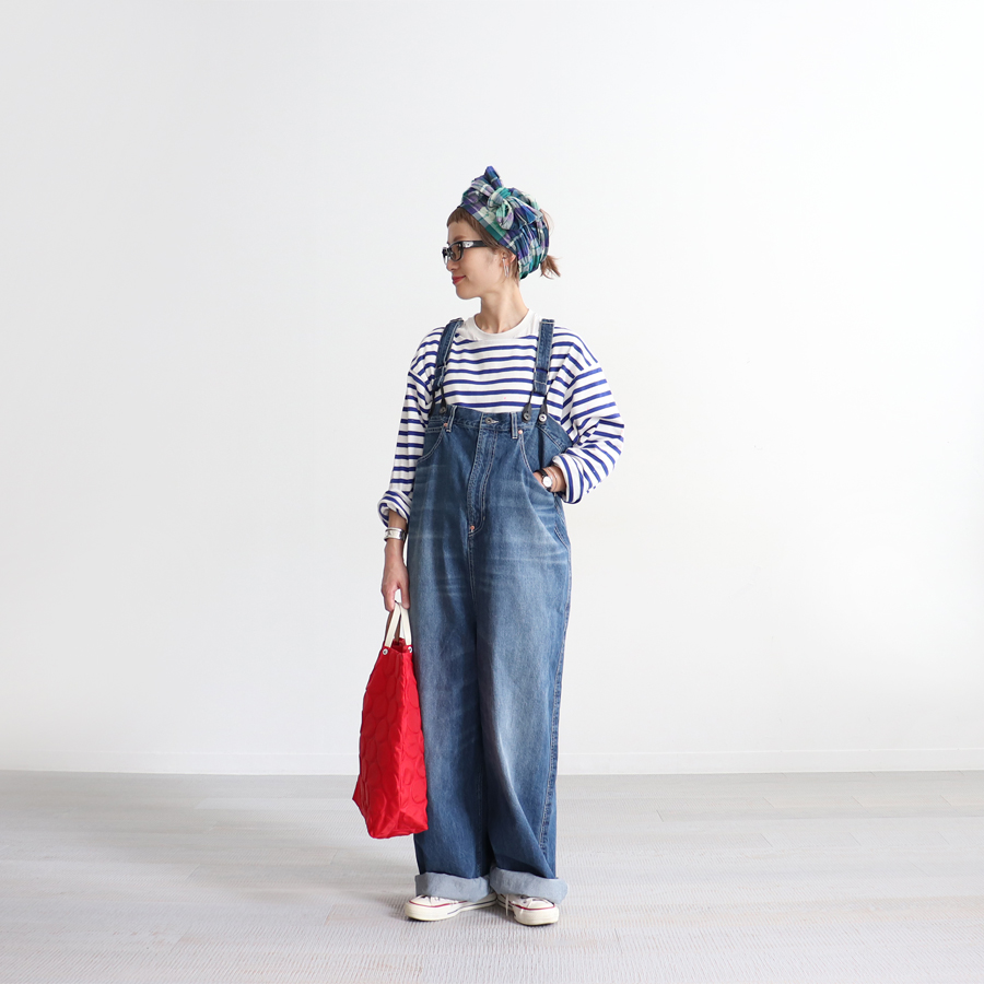 RhodolirioN (ロドリリオン)　5Pockets Suspender Pant - Denim (サスペンダーデニムパンツ) NQ843