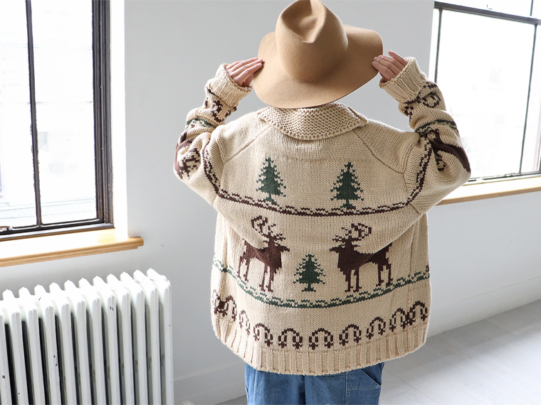 Canadian Sweater Jacquard  ニットガウン