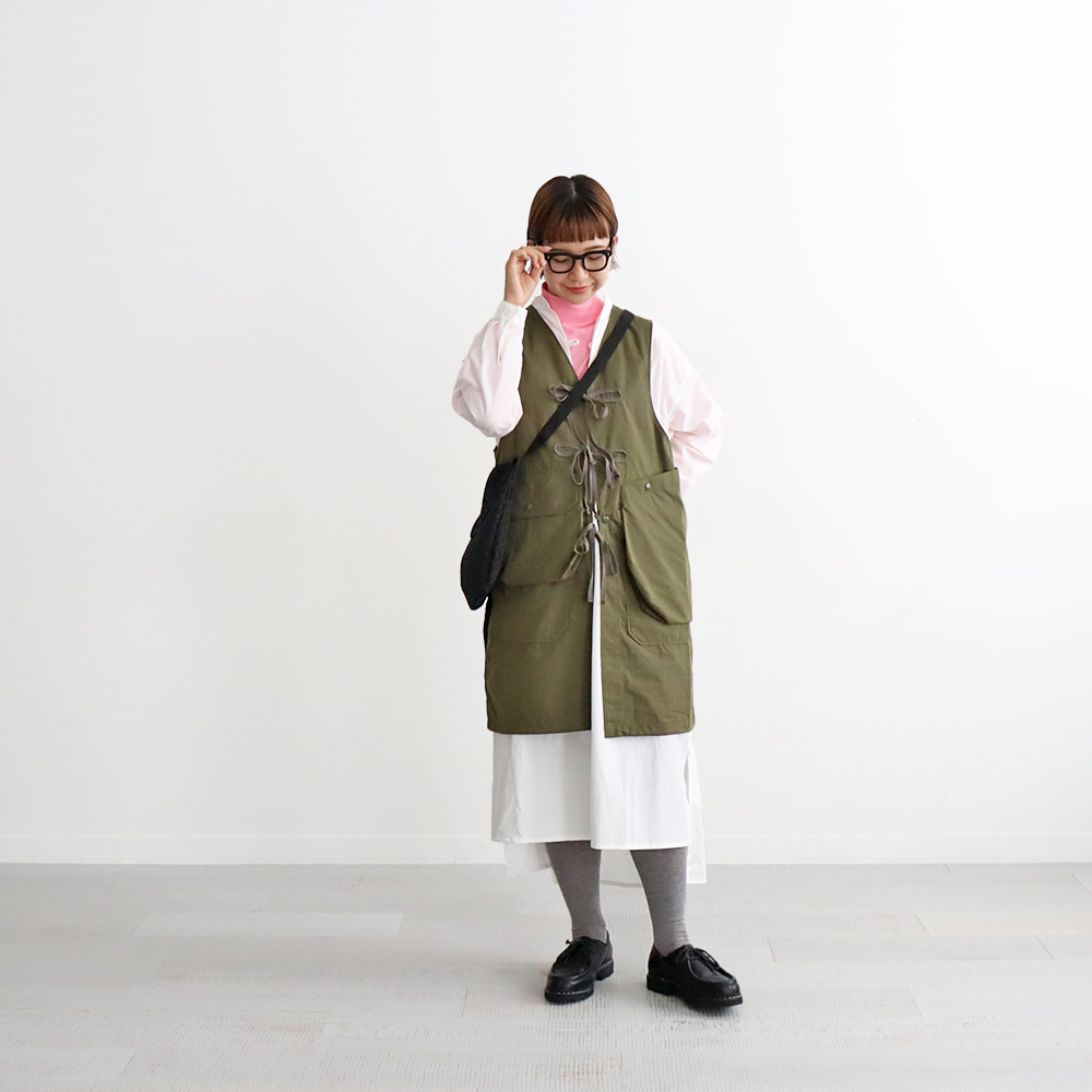 ENGINEERED GARMENTS(エンジニアードガーメンツ) Fishing Vest – PC Coated Cloth