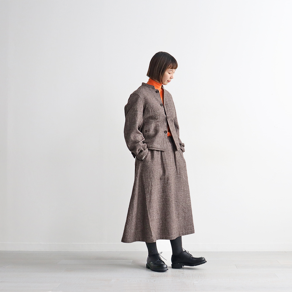 nanamica（ナナミカ） Wool Linen Band collar Jacket | STRATO BLOG