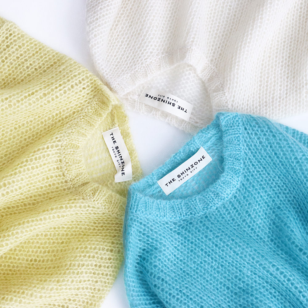 Shinzone(シンゾーン) MOHAIR SHEER KNIT | STRATO BLOG