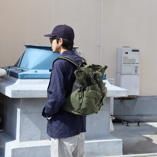 NOROLL EMPTY HANDED PACK OLIVE バックパック-