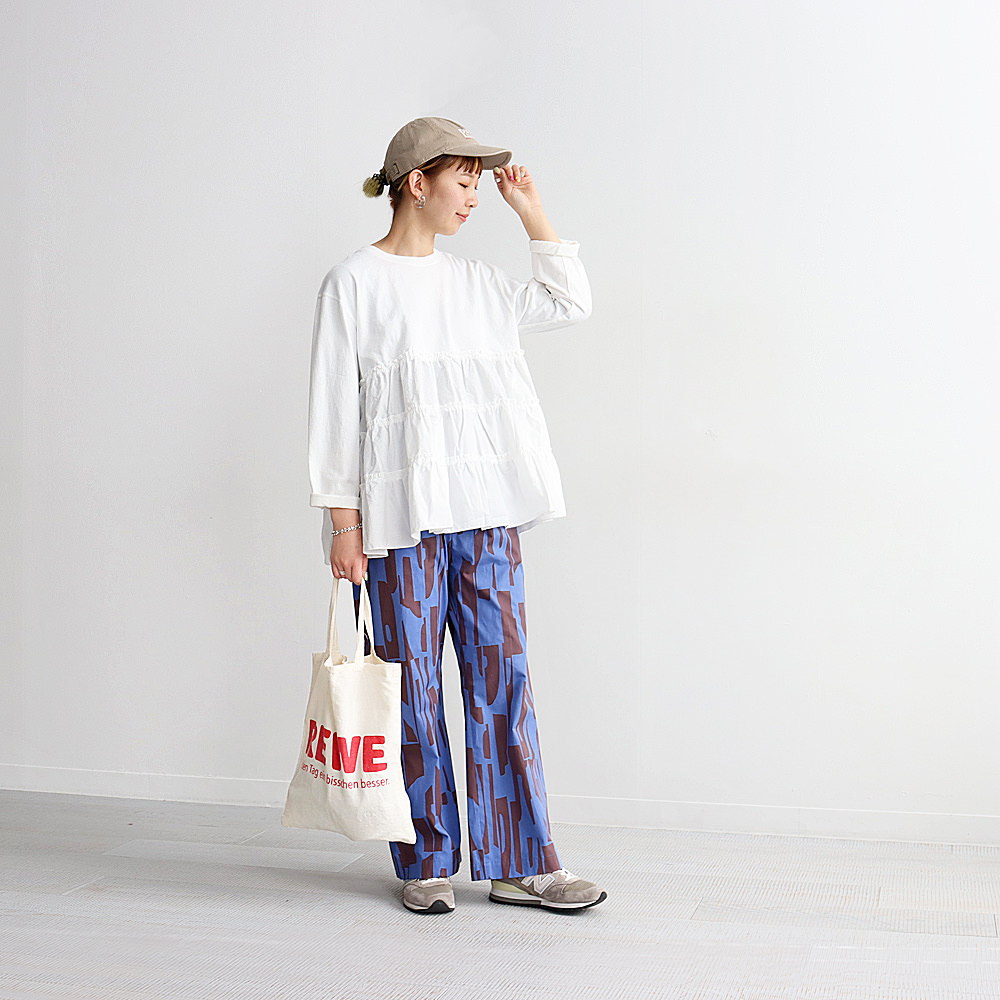 いつでもポイント10倍 PRINT TYPEWRITER PAJAMAS PANTS【ブラウン