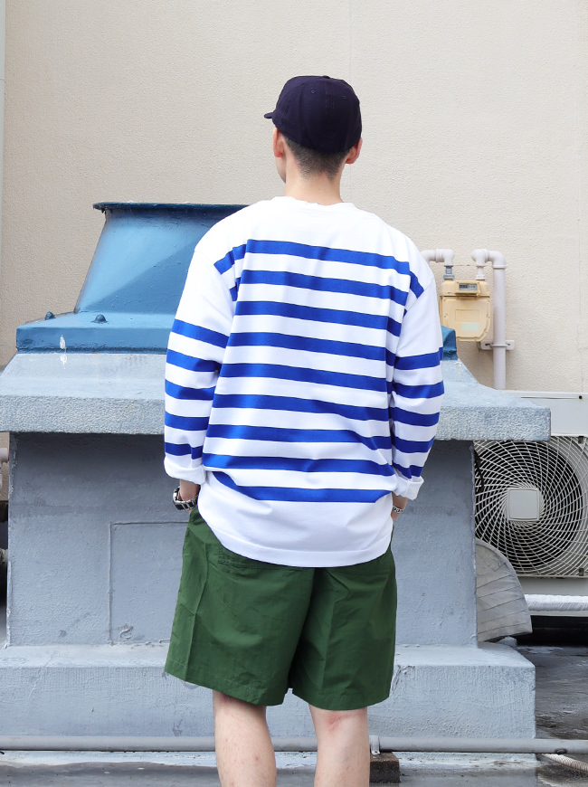 Maillot(マイヨ) Wide Panel Border Basque Tシャツ | kozmatin.com