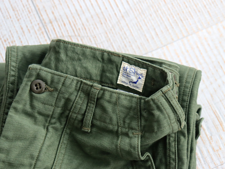 orSlow　US ARMY FATIGUE PANTS -GREEN