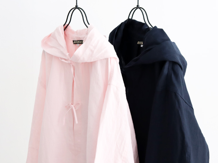 HAVERSACK リネンスモックパーカー