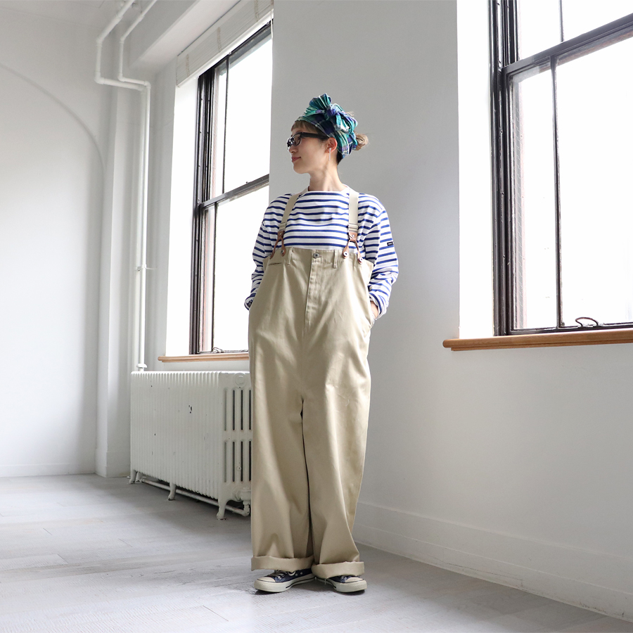 RhodolirioN (ロドリリオン)　Army Chinos Suspenders Pant (チノ・サスペンダーパンツ) NQ837