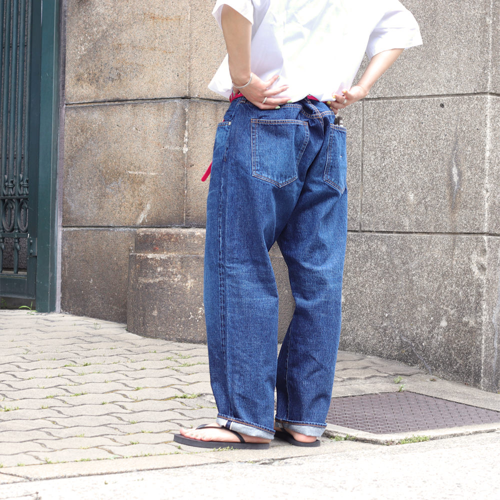 Ordinary fits(オーディナリーフィッツ）　アンクルデニムパンツ　-NEW 1 YEAR WASH